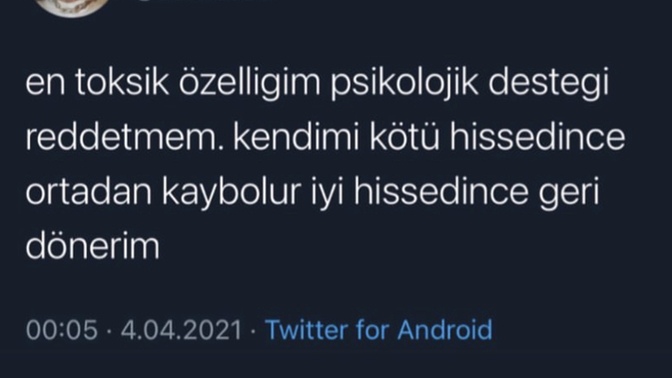 Toksik bir özelliğiniz var mı?