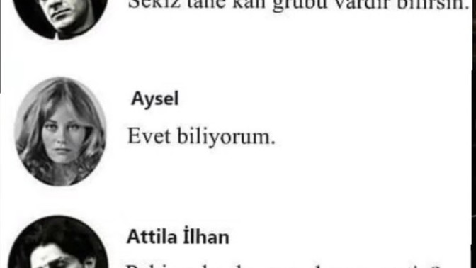 Kanı bozuk insanlar var mi çevreniz de?