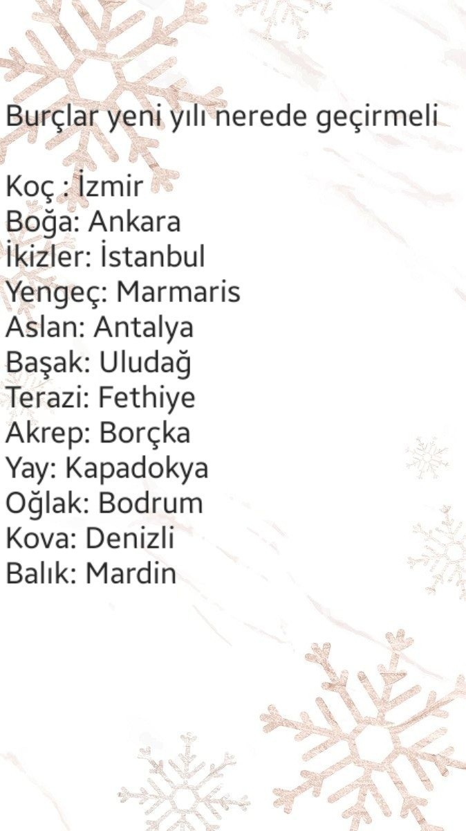 Burcuna göre yeni yılı nerede geçirmelisin?
