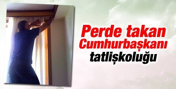 Sizin evde perdeleri kim söküp takıyor?