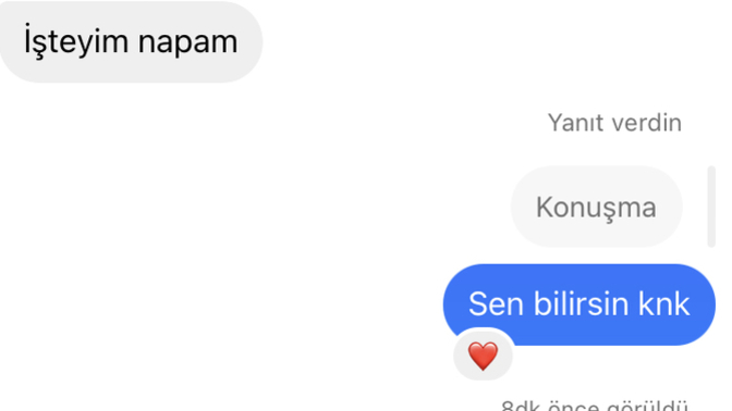 Niye sadece beğenmiş?