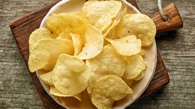 Piyasa da olmayan bir patates cipsi yapsanız bu neli olurdu?