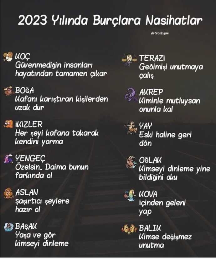 2023 yılında burçlara nasihatlar nelerdir?