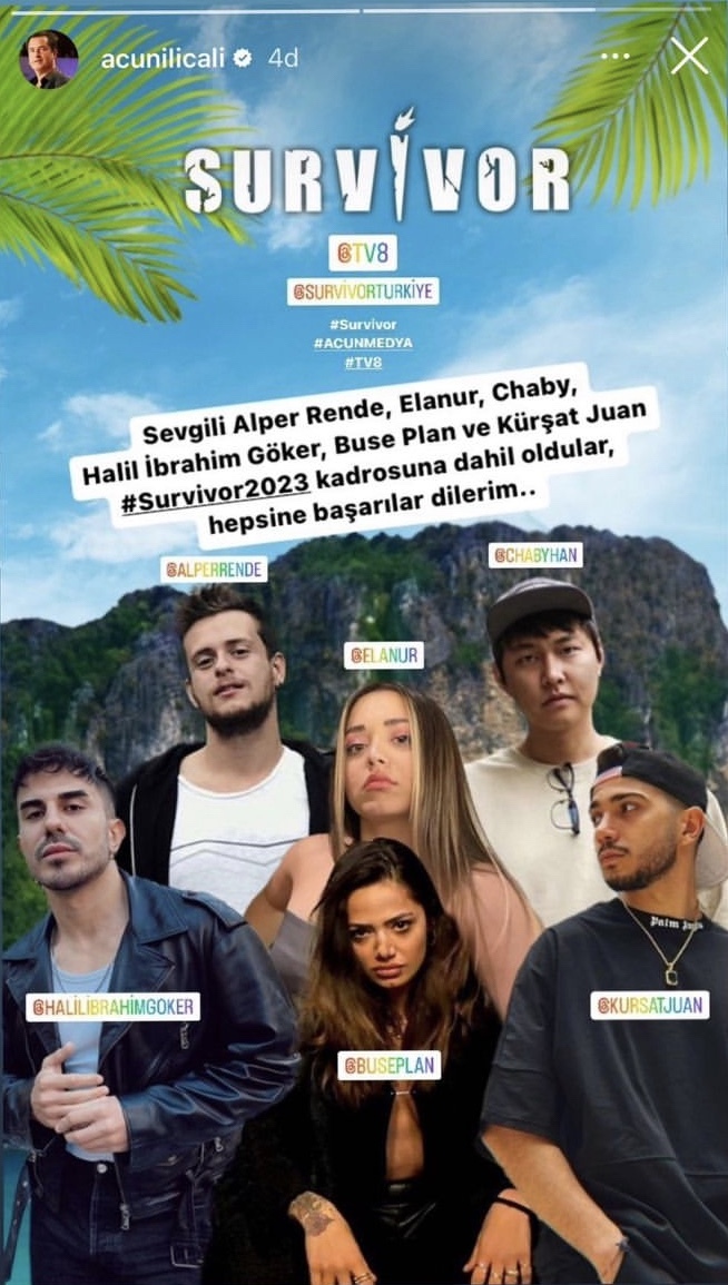 SURVİVOR 2023 kadrosu sosyal medya fenomenlerinden oluşuyor. İzlemeye değer mi?