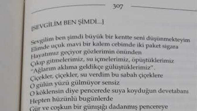 Sevdiğiniz bir şiiri paylaşırmısınız?