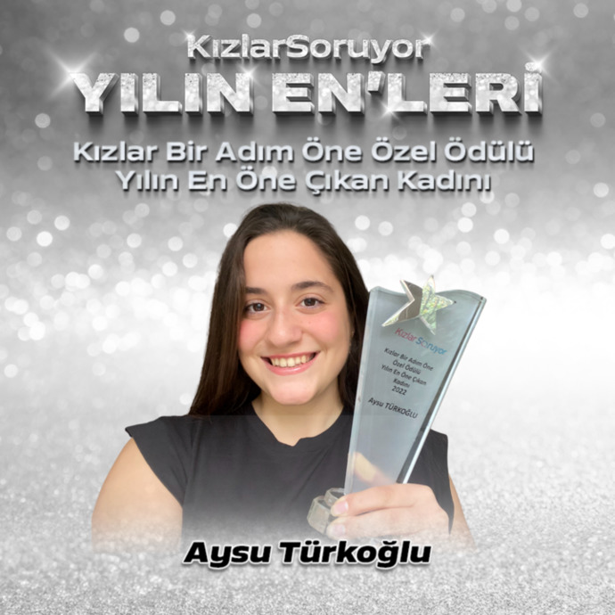 Yılın en &ouml;ne &ccedil;ıkan kadını Aysu T&uuml;rkoğlu