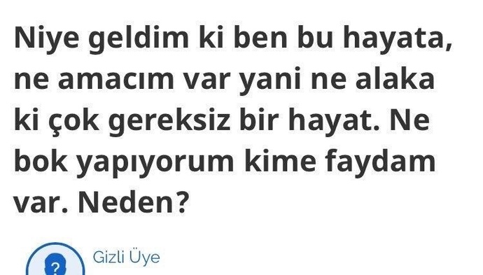 Görüldü yediğinizdeki ruh halinizi bir fotoğraf ile anlatsanıza?