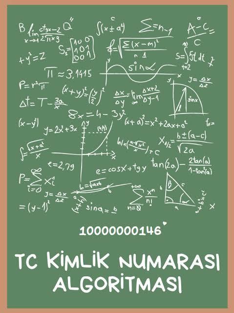 Tc kimlik numaralarının özel bir algoritması olduğunu biliyor muydunuz?