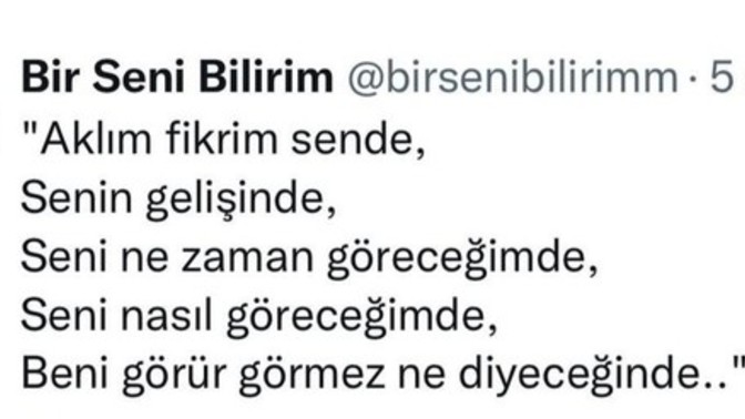 Şu anda senin aklın fikrin nerede?