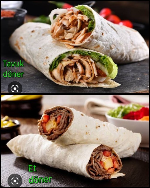 Tavuk döner dürüm mü? Et döner dürüm mü? hangisi favoriniz ve hangisini yemeyi daha çok seviyorsunuz?