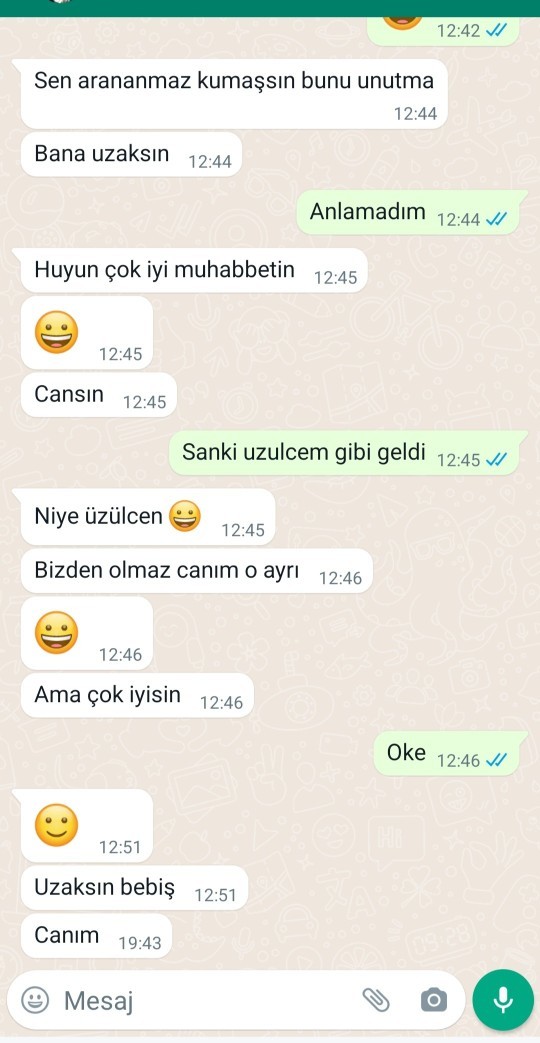 Beni takmıyor mu?
