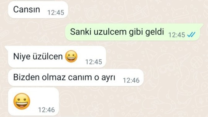 Beni takmıyor mu?