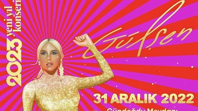 Gülşen, yeni yılı ve cumhuriyetimizin 100. yılını kutlamak için 31 Aralık’ta İzmir’de konser verecek! Orada olmak ister miydin😍?
