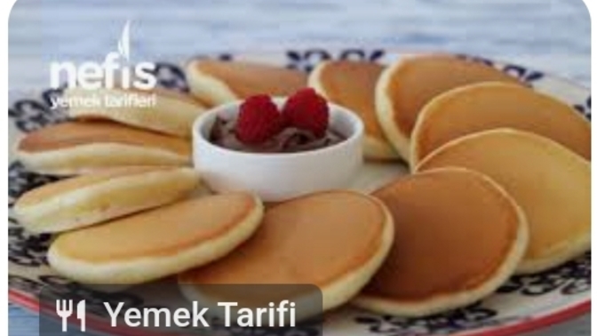 Kahvaltiya pankek yaparmisiniz?