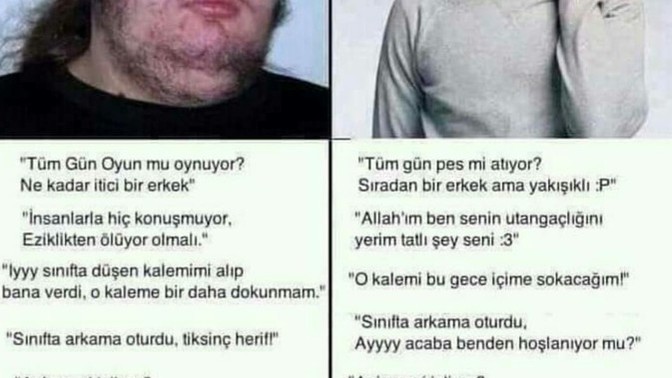 Kadınlar tipe ve fiziğe bakmıyoruz yalanını söyleyip, tam olarak buna bakarlar?