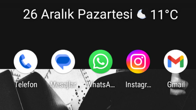 Ana ekranınızda vazgeçemediğiniz uygulama var mı?