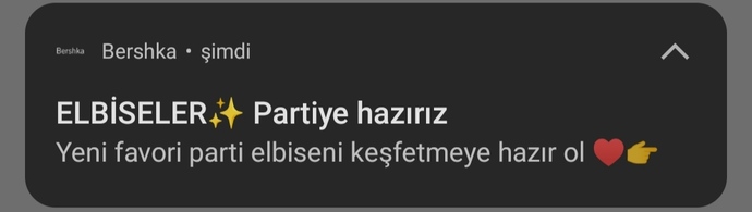 Bershka bana enteresan önerilerde bulunuyor, fazla mı ileri görüşlü ne?