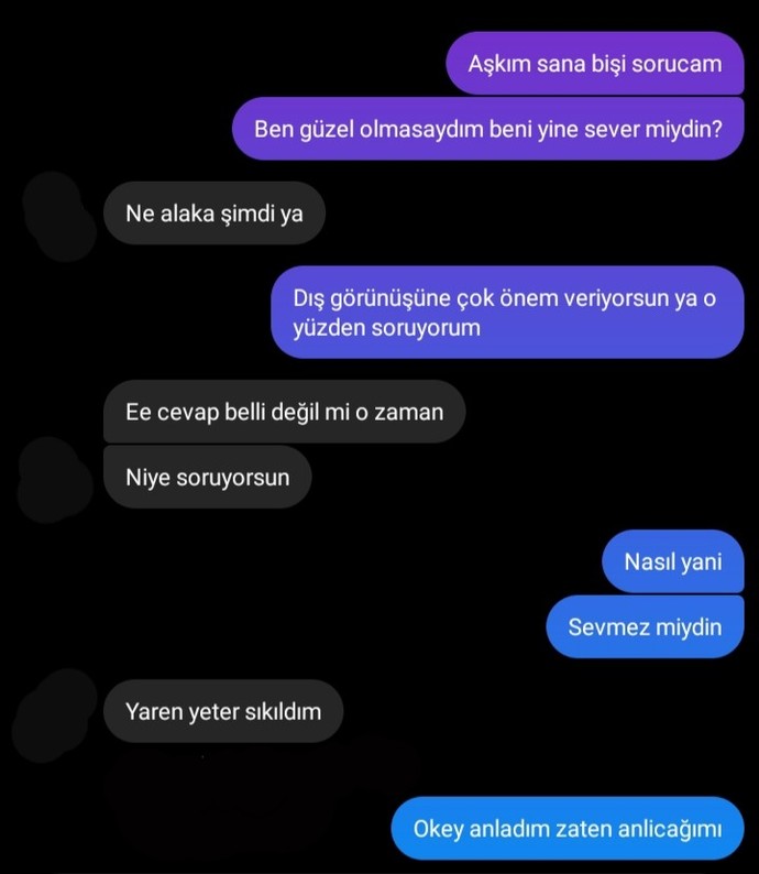 Buna alınmam normal mi?