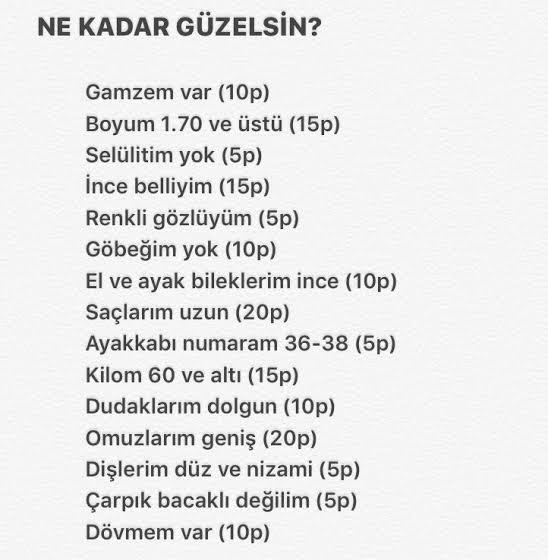Ne kadar güzelsiniz?