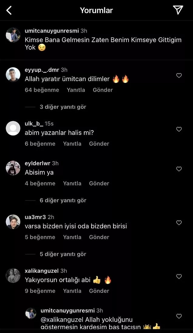 Ümitcan Uygunun Instagram paylaşımlarına gelen yorumlar kan donduruyor! Bizim toplum neden böyle?