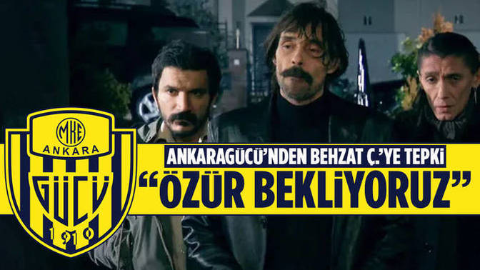 Ankaragücü kulübü Behzat Ç. dizisine tepki gösterdi! Bir dizi karakteri spor kulüplerini etkileyebilir mi?