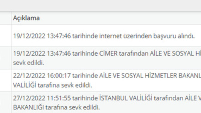 Cimer başvurum sizce kabul mu oluyor?