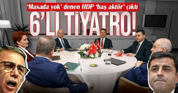 Evet geldik şimdi altılı masaya olanlar oluyor artık kılıçlar altılı masada çekildi mi sizce?