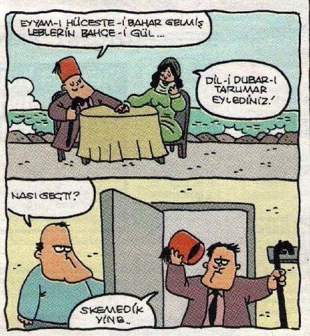 Karikatür sever misiniz? Var mı? Böyle hoşunuza giden veya güldüğünüz, Sizi gülümseten?