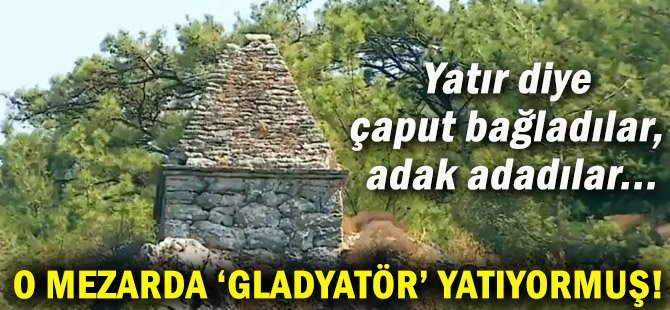 Antalya'da şehrin ortasındaki yatır sosyal medyada gündem oldu! Sizce vatandaş ne yapmalı?