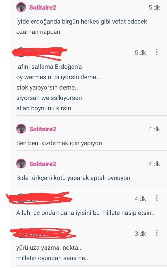 Akp li üyenin bana verdiği cevaplara bakabilir misiniz?