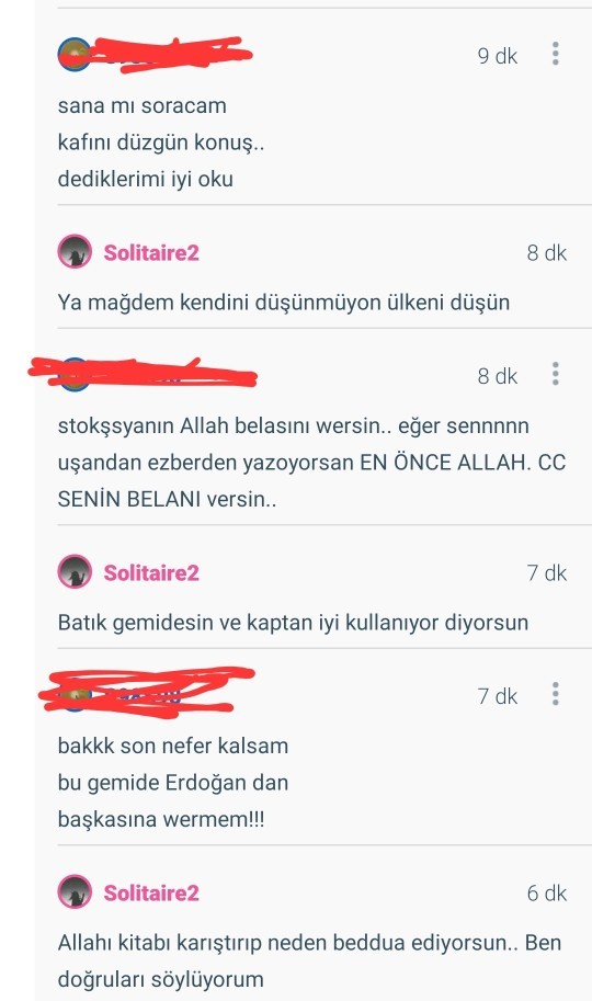 Akp li üyenin bana verdiği cevaplara bakabilir misiniz?
