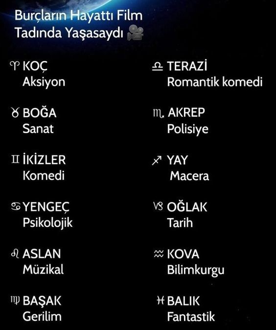 Burçların hayatı film tadında yaşasaydı ne olurdu?