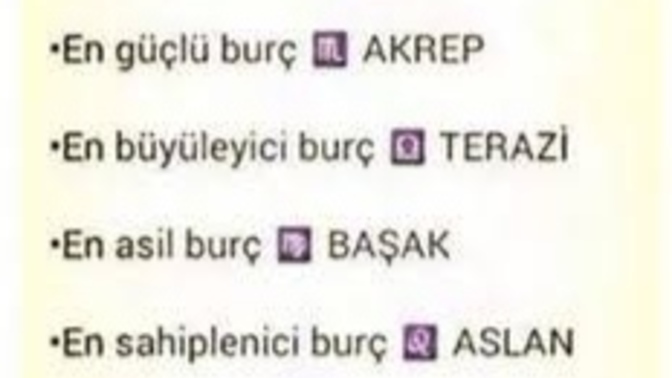 Sizin burcunuzun en belirgin özelliği nedir?