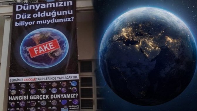 Adana'da açılan 'Düz Dünya Sergisi' sosyal medya gündeminde! Düz Dünya Teorisi'ni duydunuz mu?