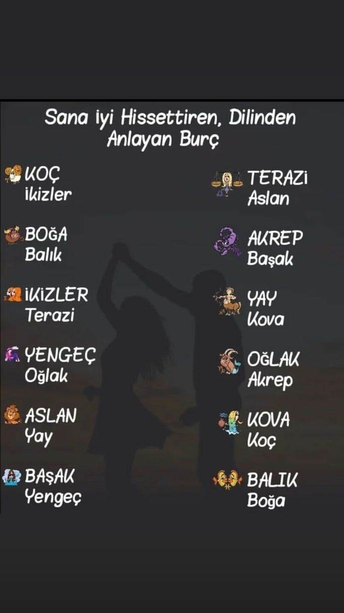 Sana iyi hissettiren, dilinden anlayan burç hangisi?