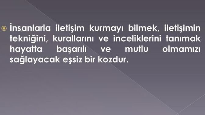 İnsanlarla kolay iletişim kurabiliyor musunuz?