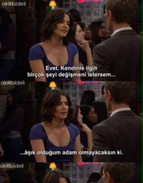Aşık olduğun kişi, kendini değiştir dedi diye değiştirir misin?