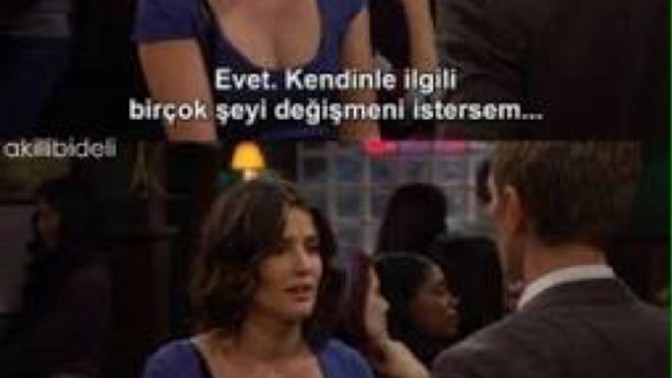 Aşık olduğun kişi, kendini değiştir dedi diye değiştirir misin?