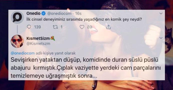 İlişkiye girerken hiç komik bir olay yaşadın mı?