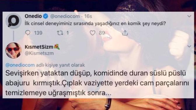 İlişkiye girerken hiç komik bir olay yaşadın mı?
