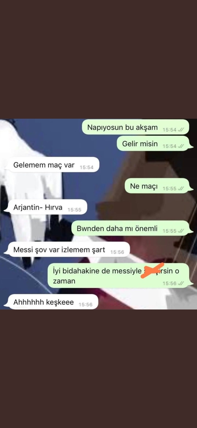 Sevgiliniz mi daha önemli maçmı?