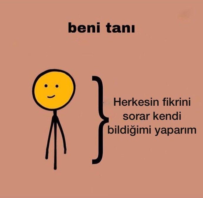 En iyisini ben bilirim ya 🥱😑