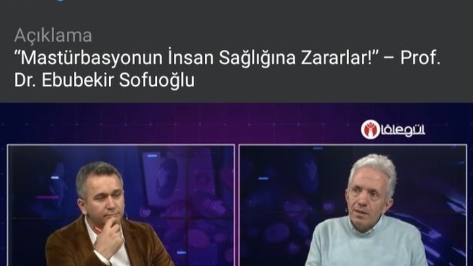 Mastürbasyon zararlıymış, siz ne dersiniz?
