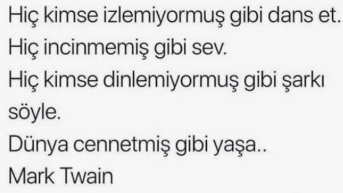 Bu söze katılıyor musun?