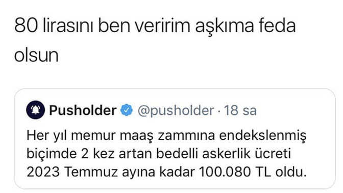 Sevgilinizin bedelli askerlik ücretini öder misiniz?