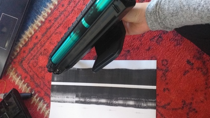 Toner aldım simsiyah cikariyor?