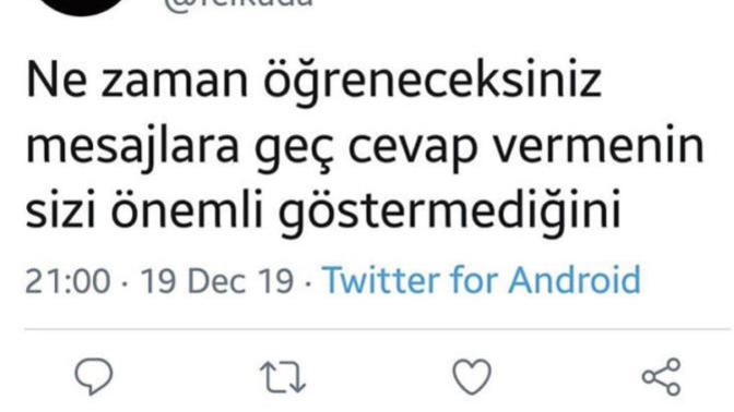 Mesajlara erken cevap vermek enayilik midir?
