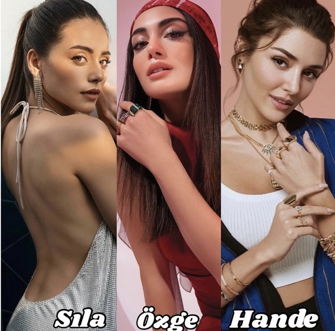 Dünyaca ünlü bir sitede en güzel 100 kadın arasında 3 Türk kadın var! Üç güzelden favoriniz hangisi?