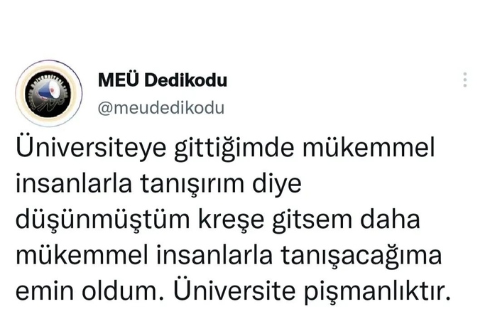 Üniversite pişmanlık mıdır?