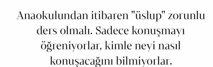 Konuşurken üslubunuza dikkat eder misiniz?